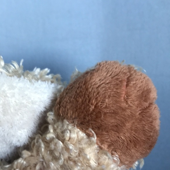 Vintage 2005 TY Classics beige silk bunny beanbag curly plush rabbit Easter kids - Picture 5 of 12